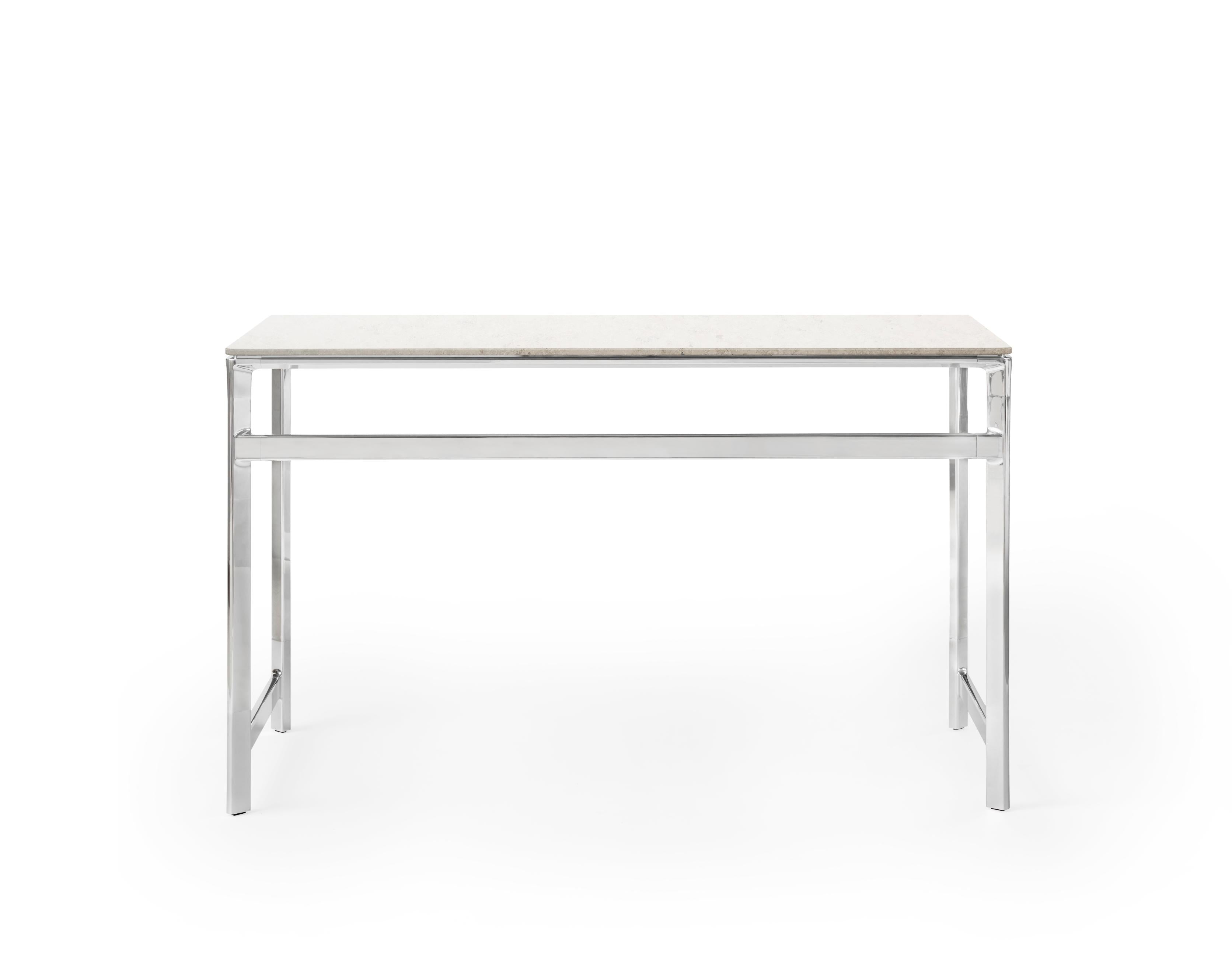 Schreibtisch STUDIO mit marmorierter Platte