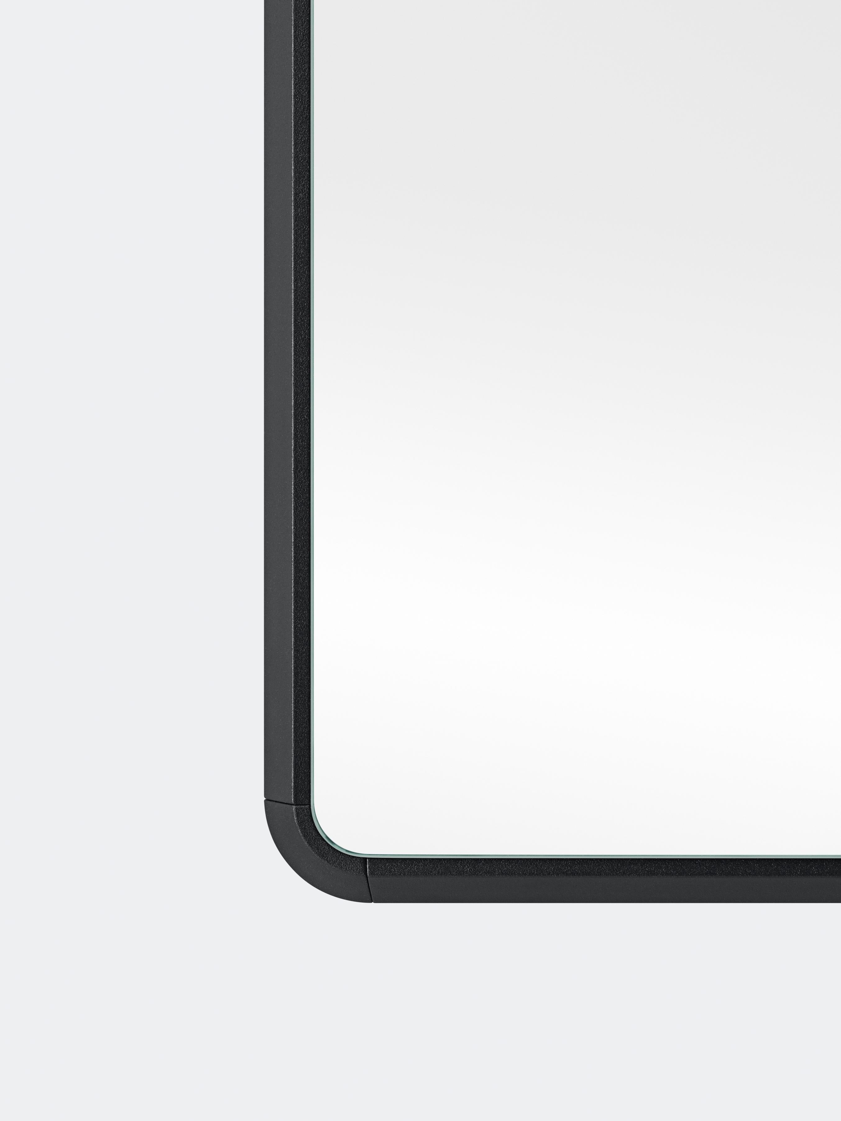 VIPP Bathroom Mirror with Black Aluminum Frame