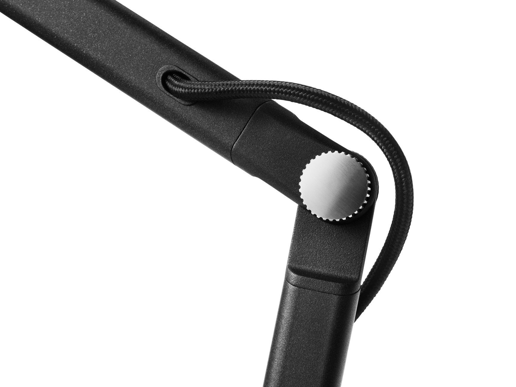 Wandleuchte mit Arm 522 schwarz Metall
