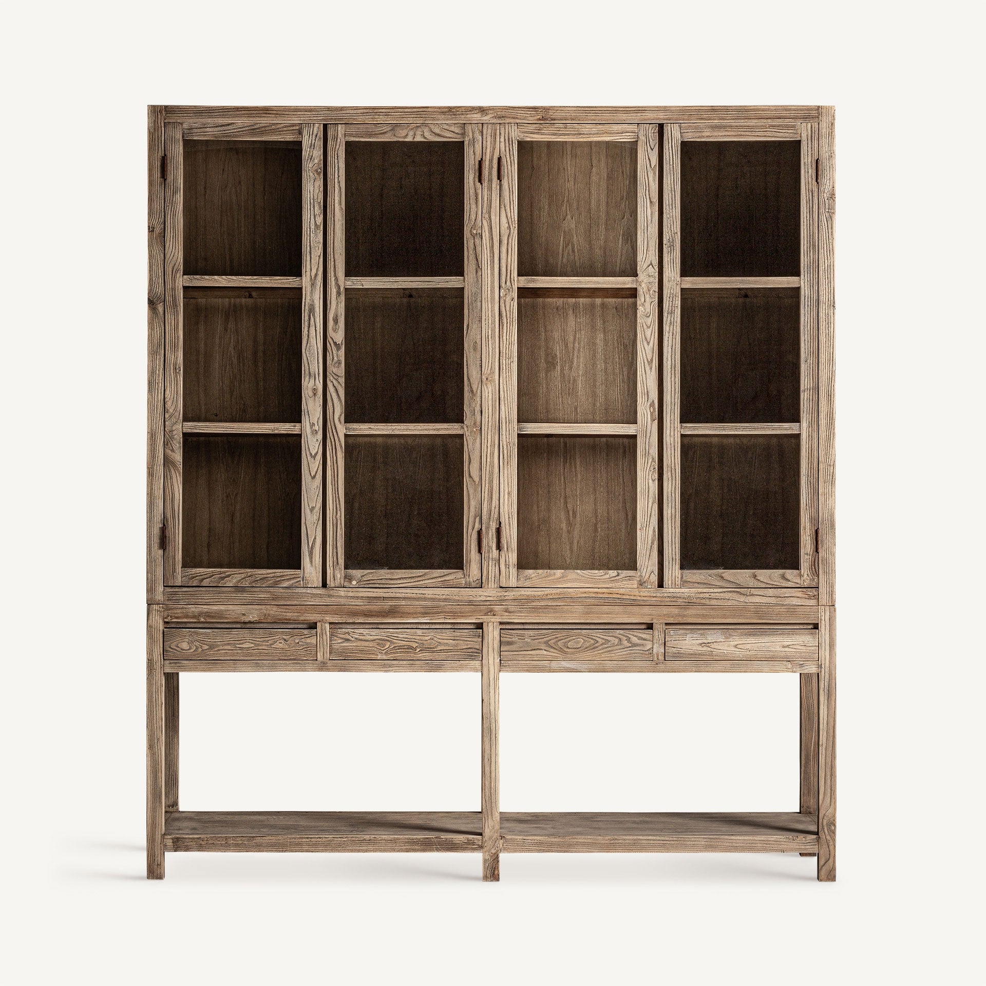 MASEIN Display Cabinet in Elm Wood