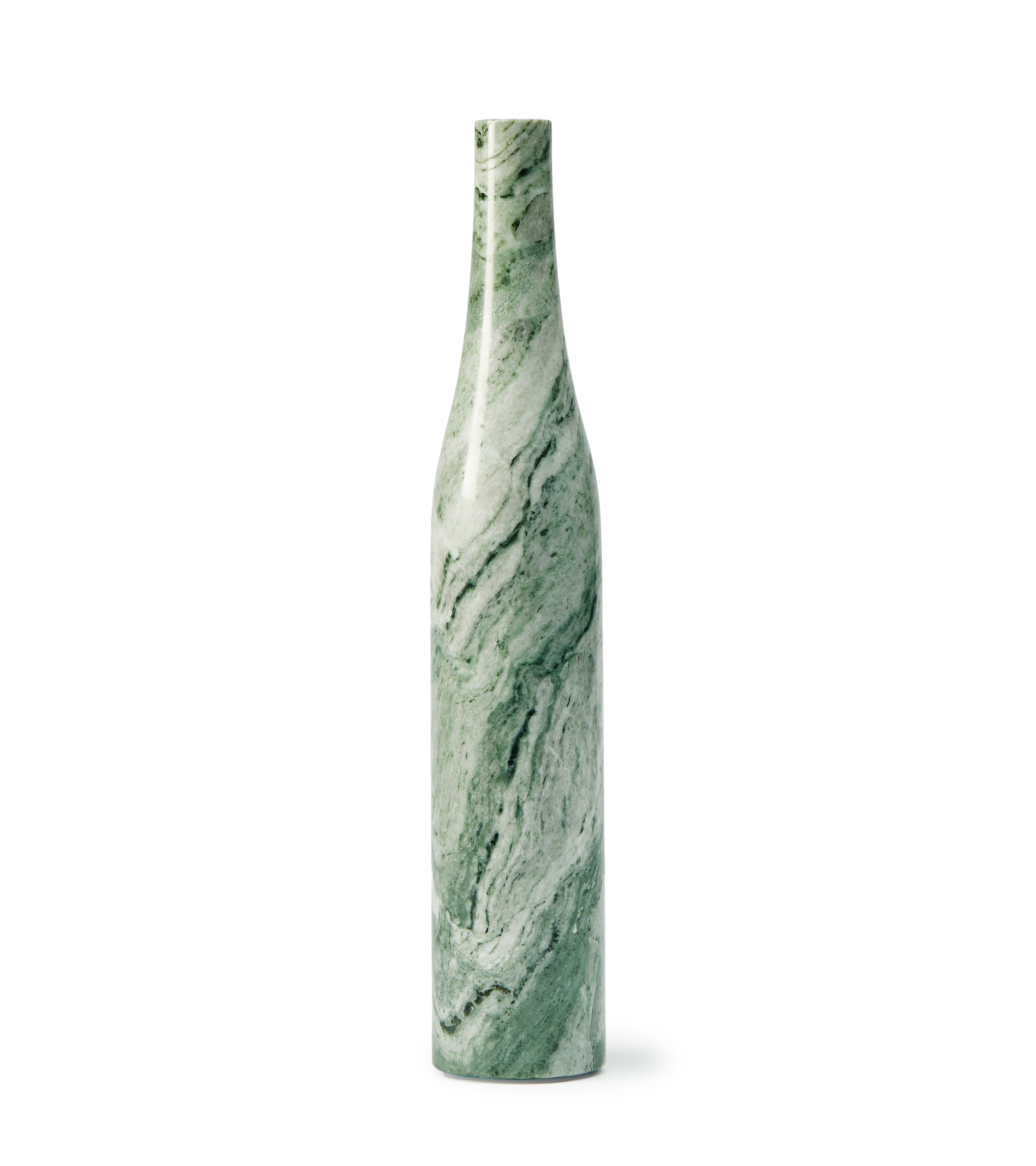 HERITAGE BOTTLE Kerzenständer dunkelgrüner Marmor