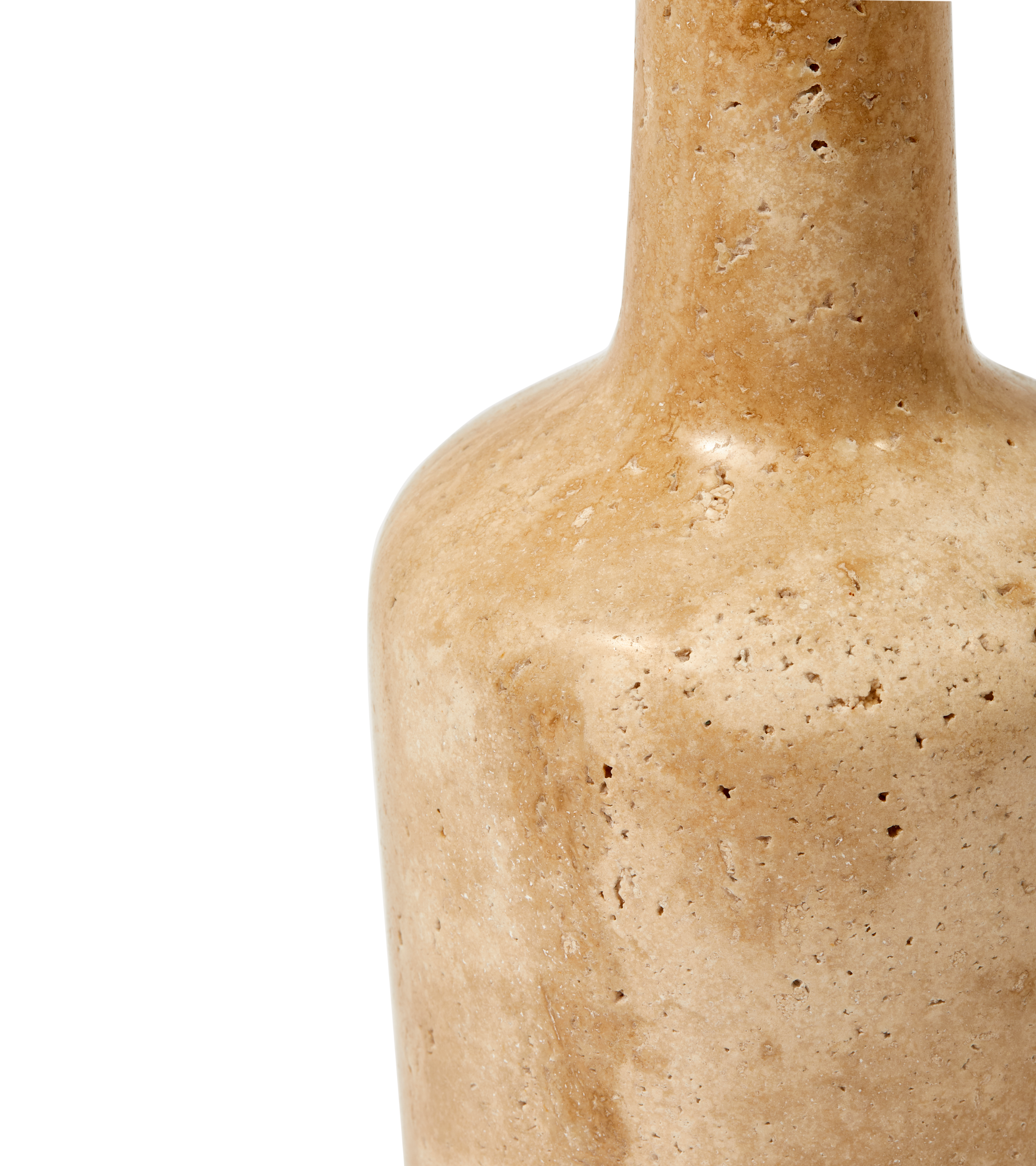 HERITAGE WHISKEY Kerzenständer beige Travertin