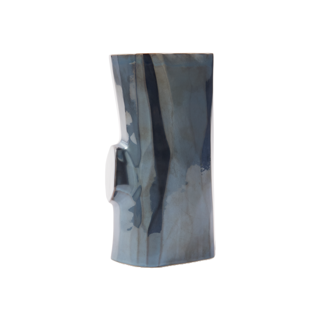 LOG vase dark gray