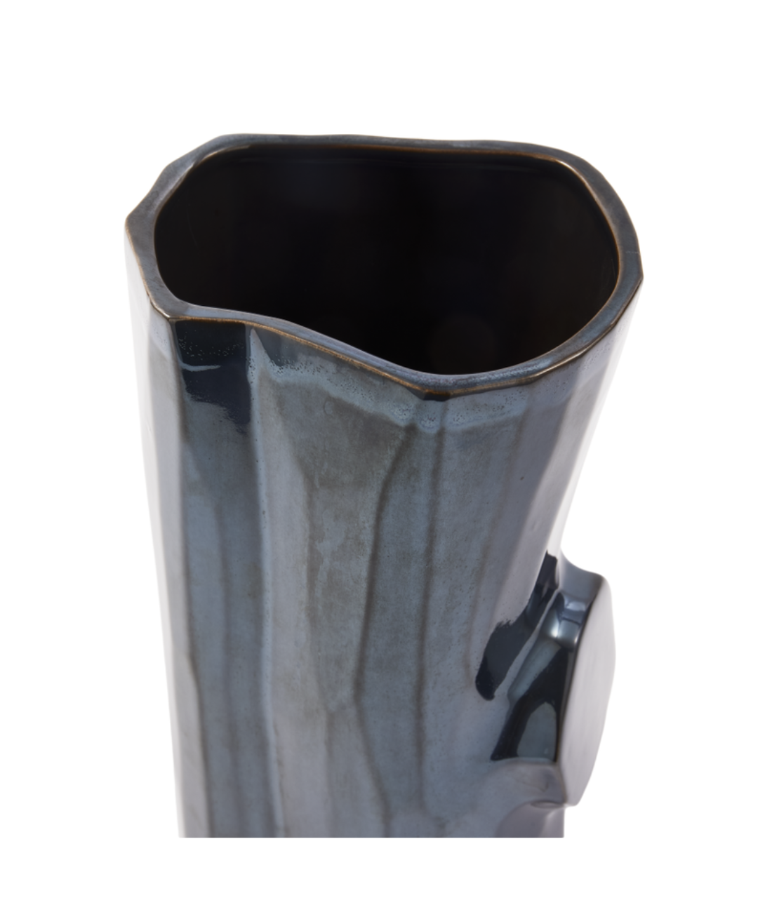 LOG vase dark gray