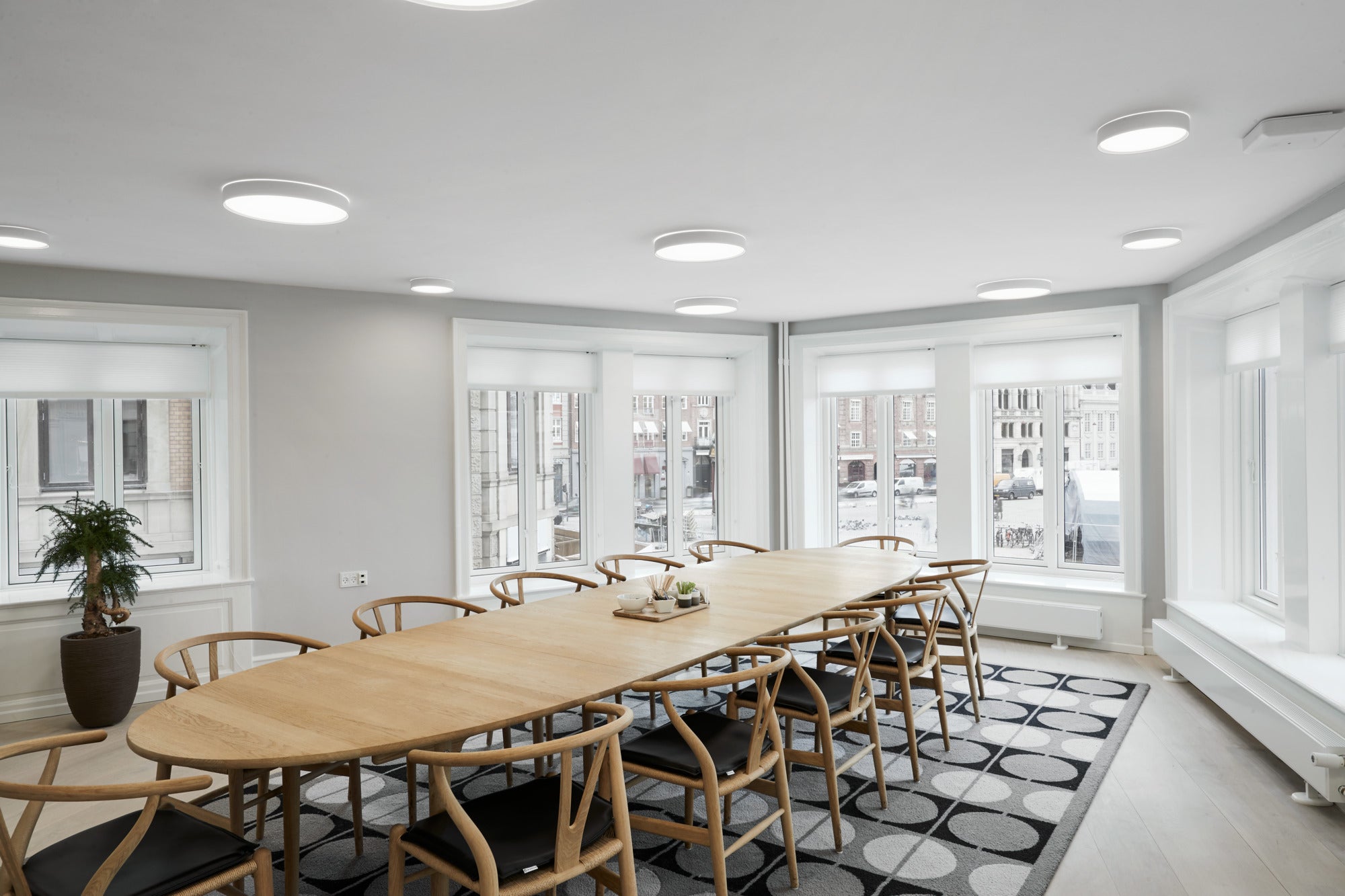 Plafon podtynkowy LP SLIM ROUND SEMI-RECESSED biały