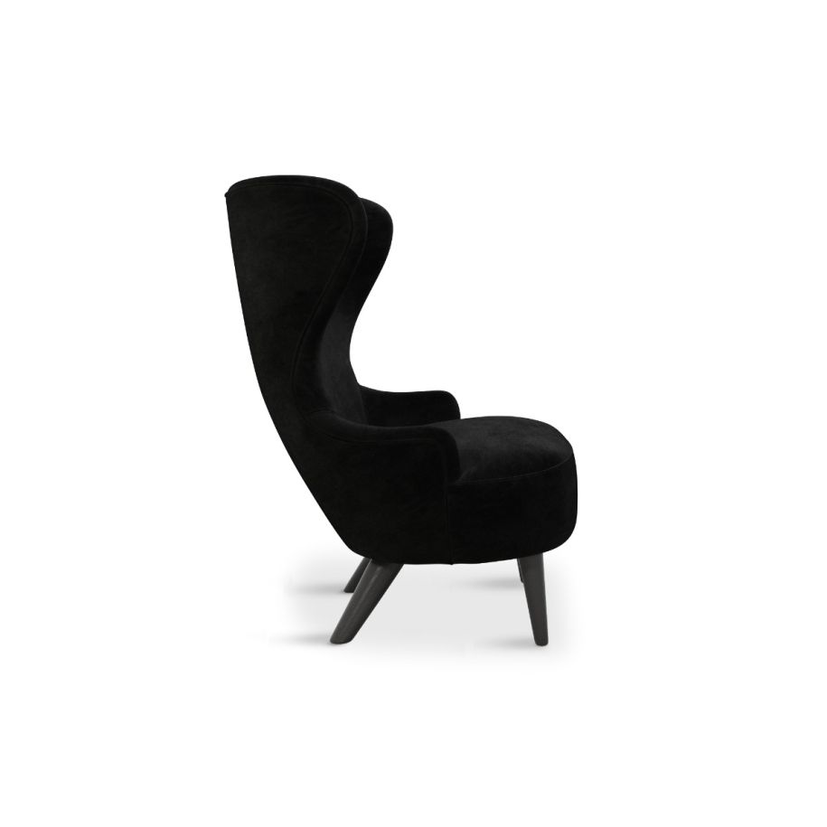 Wingback Micro Upholstered armchair [Julia]