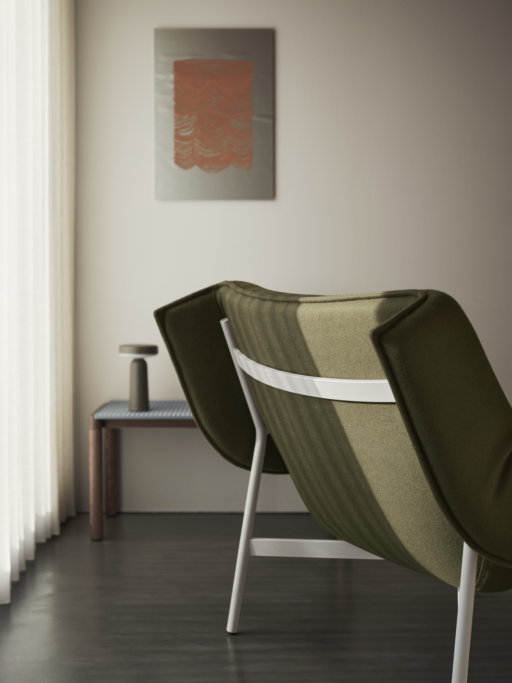 Tragbare Außenlampe EASE taupe