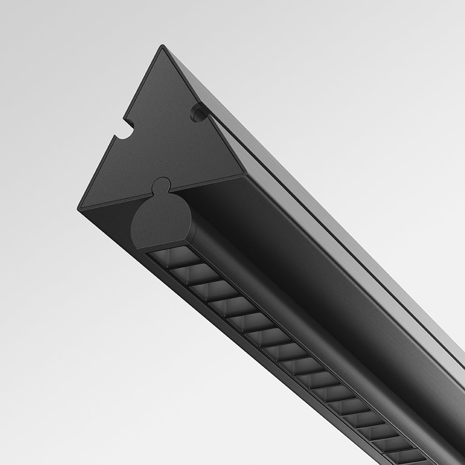 DREISPITZ HORIZONTAL black pendant lamp