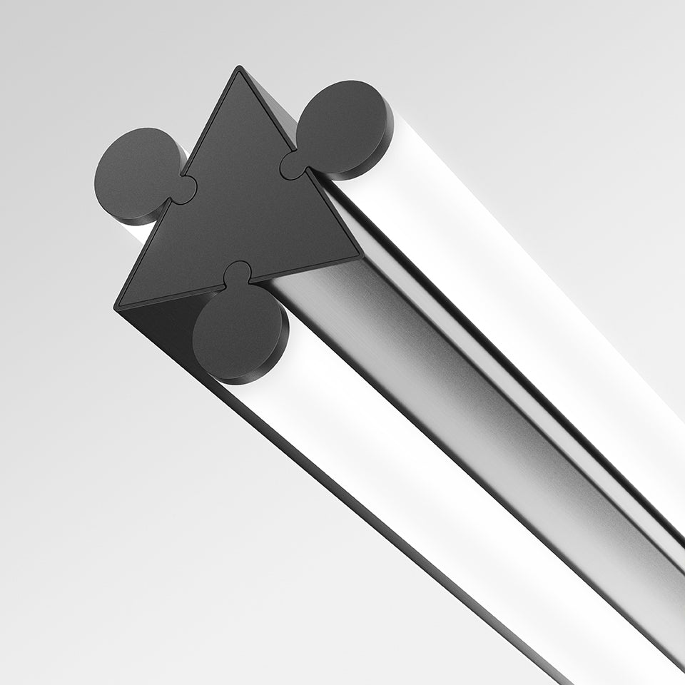 DREISPITZ HORIZONTAL black pendant lamp