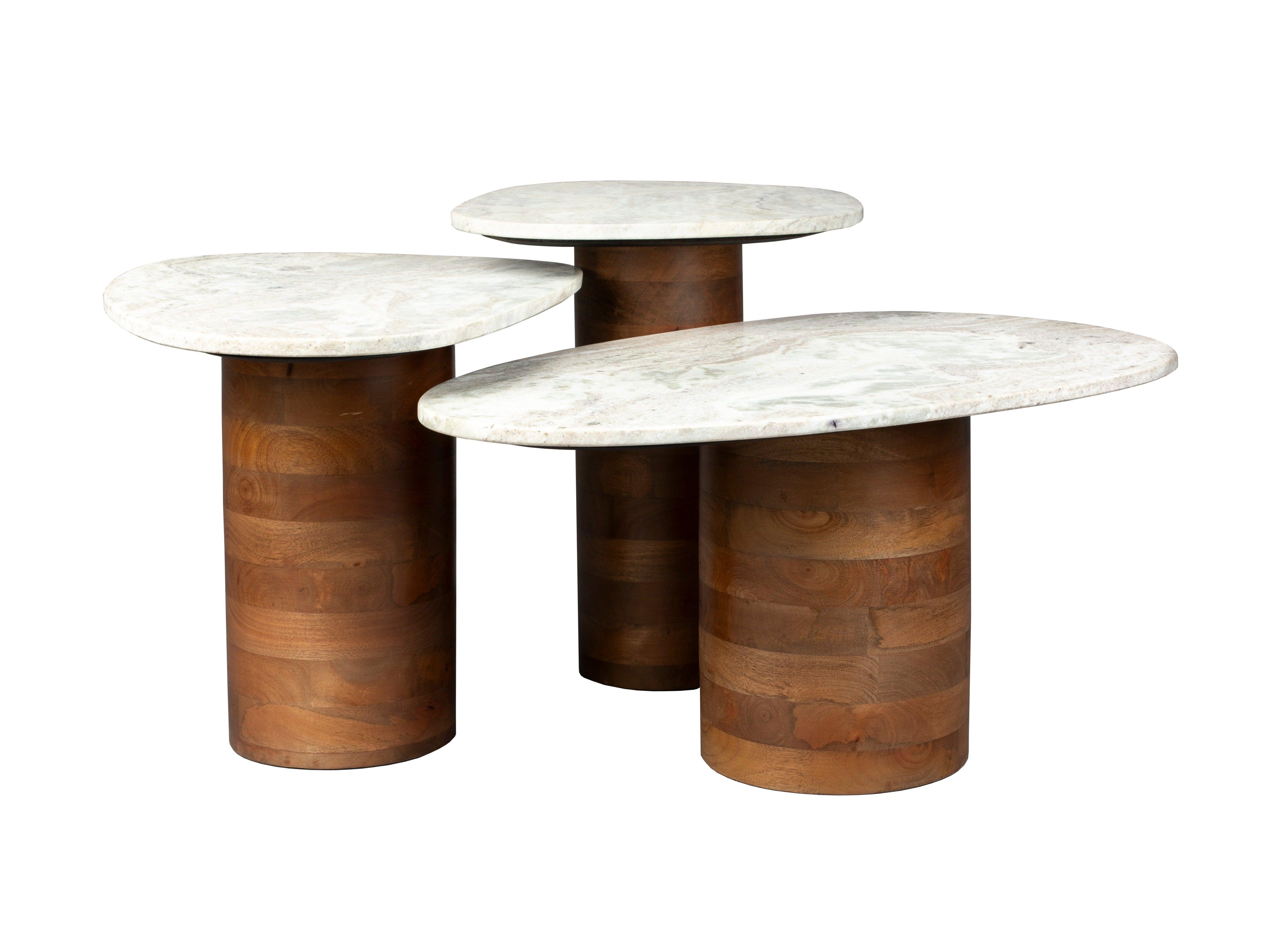 Suki Side Table Set of 3 Dutchbone    Eye on Design