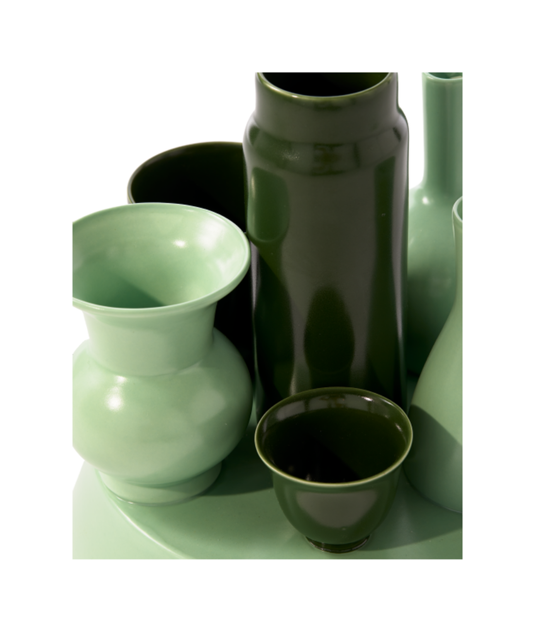 HONG KONG Vase grün