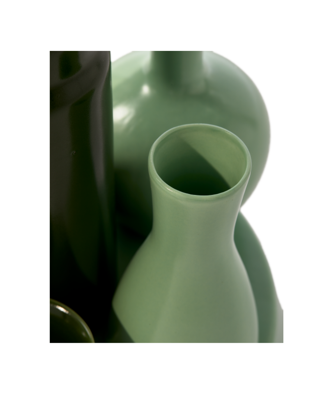 HONG KONG Vase grün