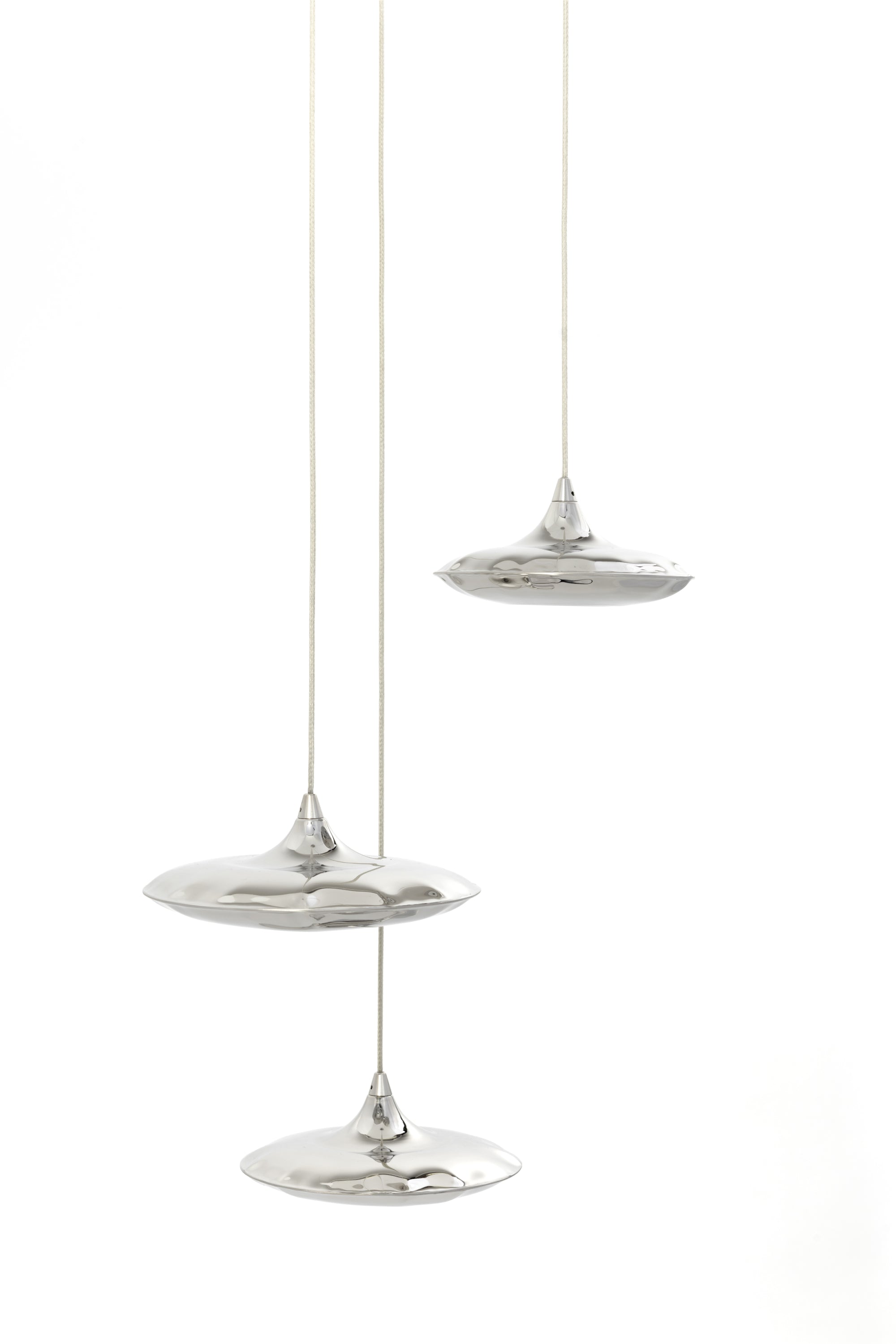 Set von Hängeleuchten LAMPIN inox