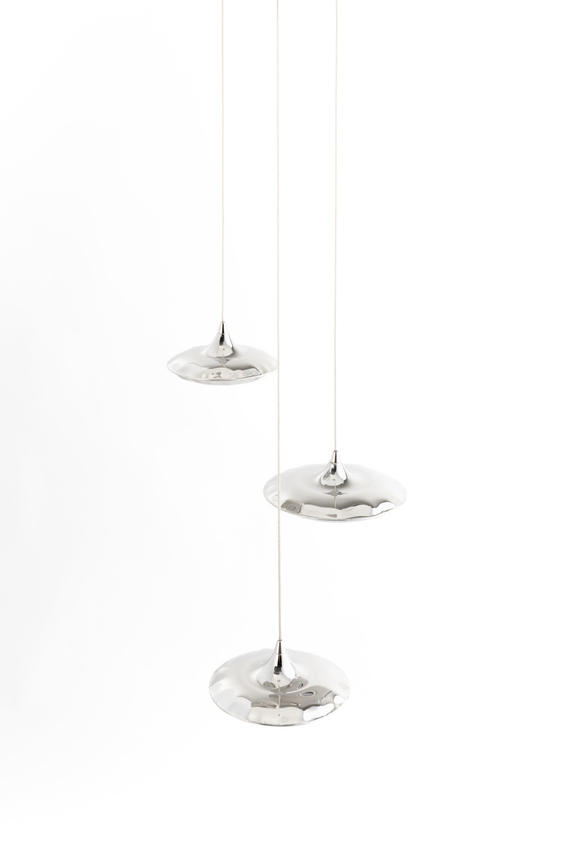 Set von Hängeleuchten LAMPIN inox