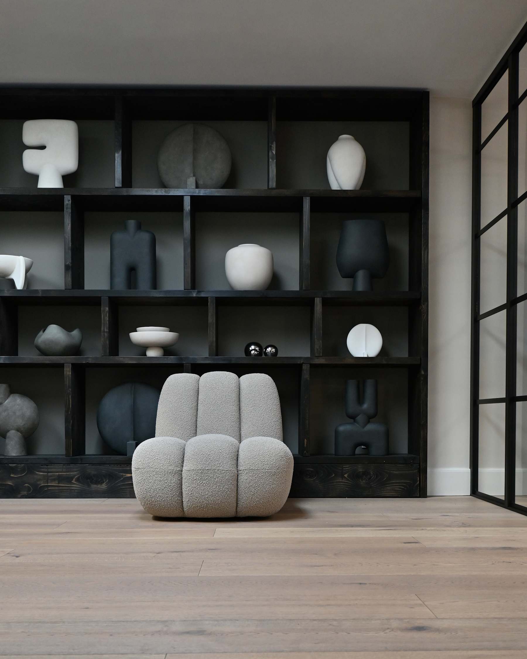 TOE HAIR BOICLé armchair beige [Klaudia]