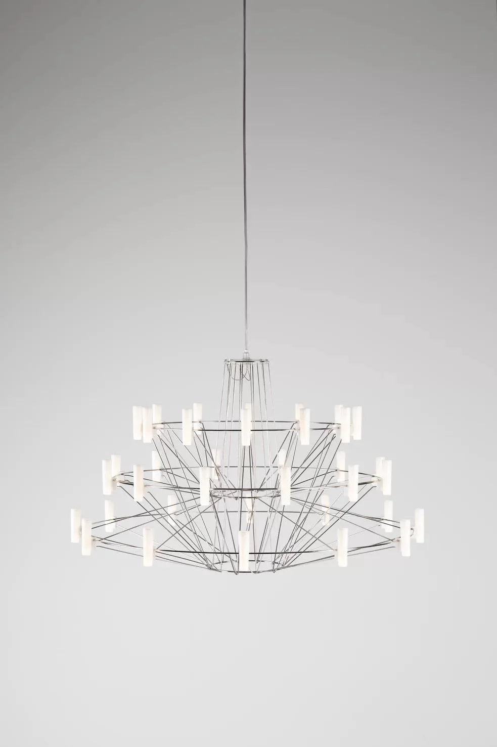 COPPELIA chrome chandelier Moooi Eye on Design