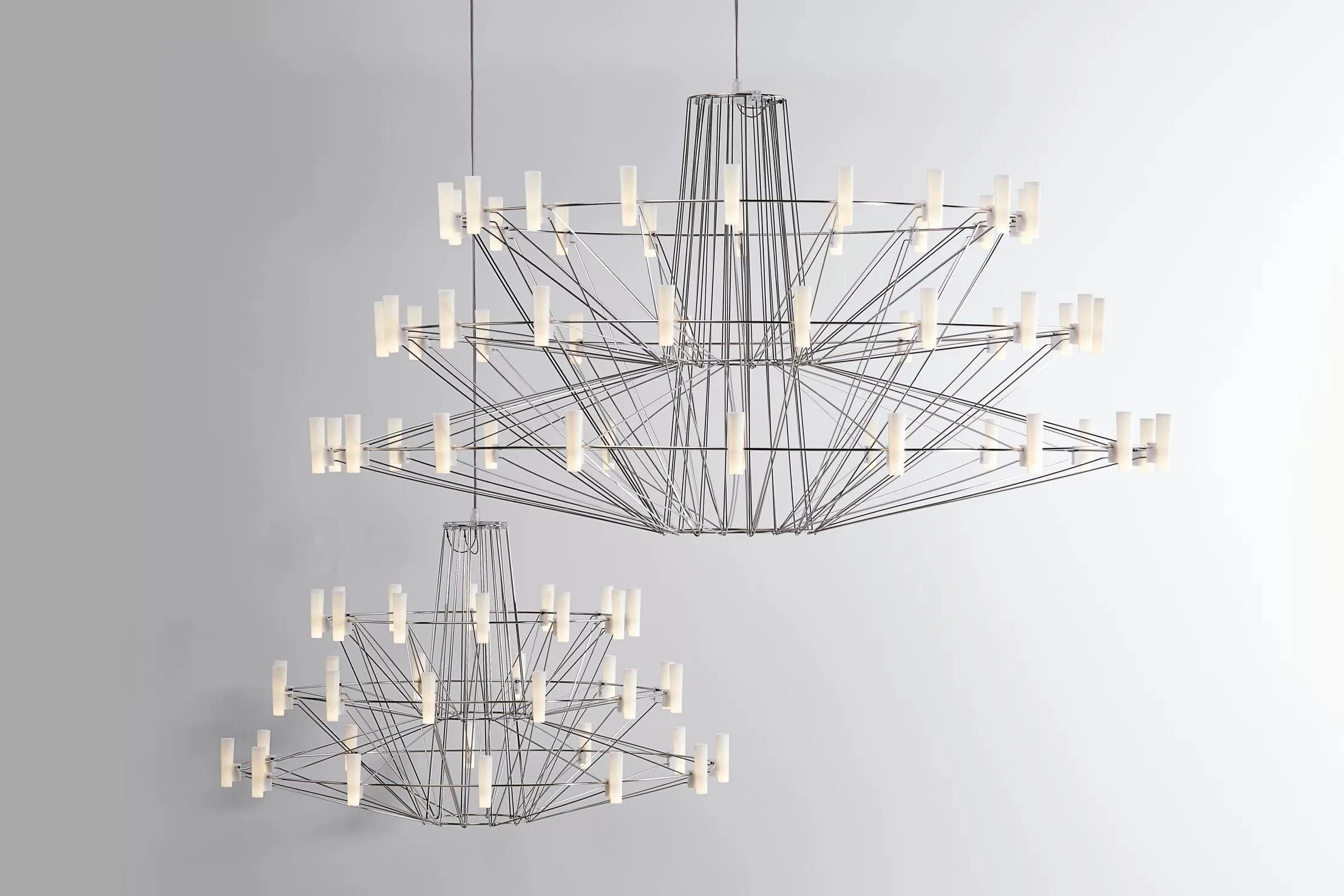 Chandelier COPPELIA chrome Moooi Eye on Design