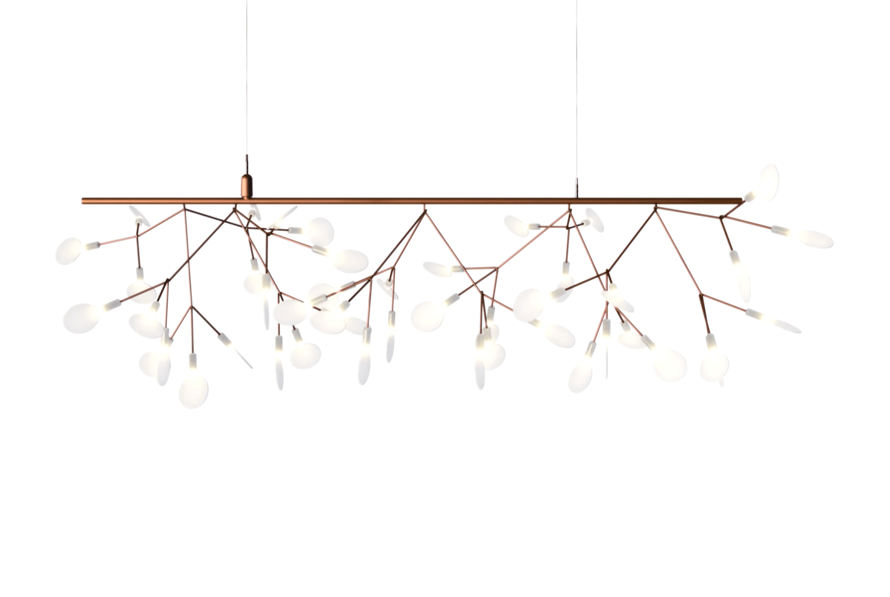 HERACLEUM III ENDLESS chandelier copper Moooi Eye on Design