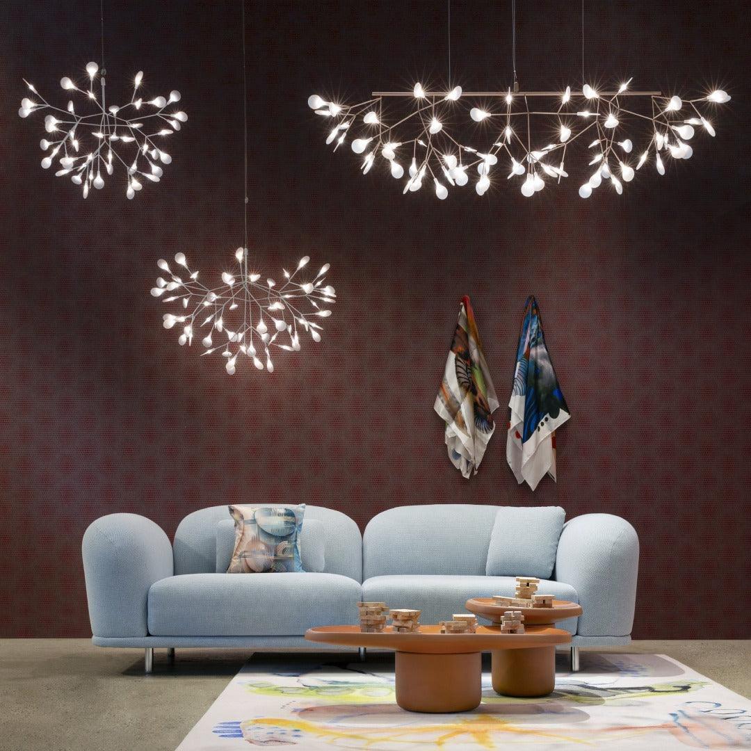 HERACLEUM III LINEAR chandelier copper Moooi Eye on Design