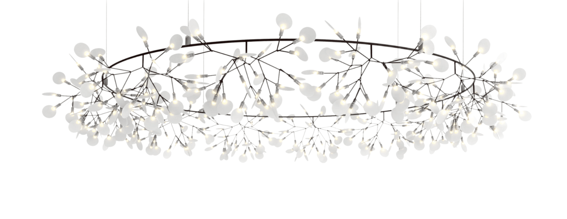 Żyrandol HERACLEUM III THE BIG O niklowany Moooi 210 cm   Eye on Design