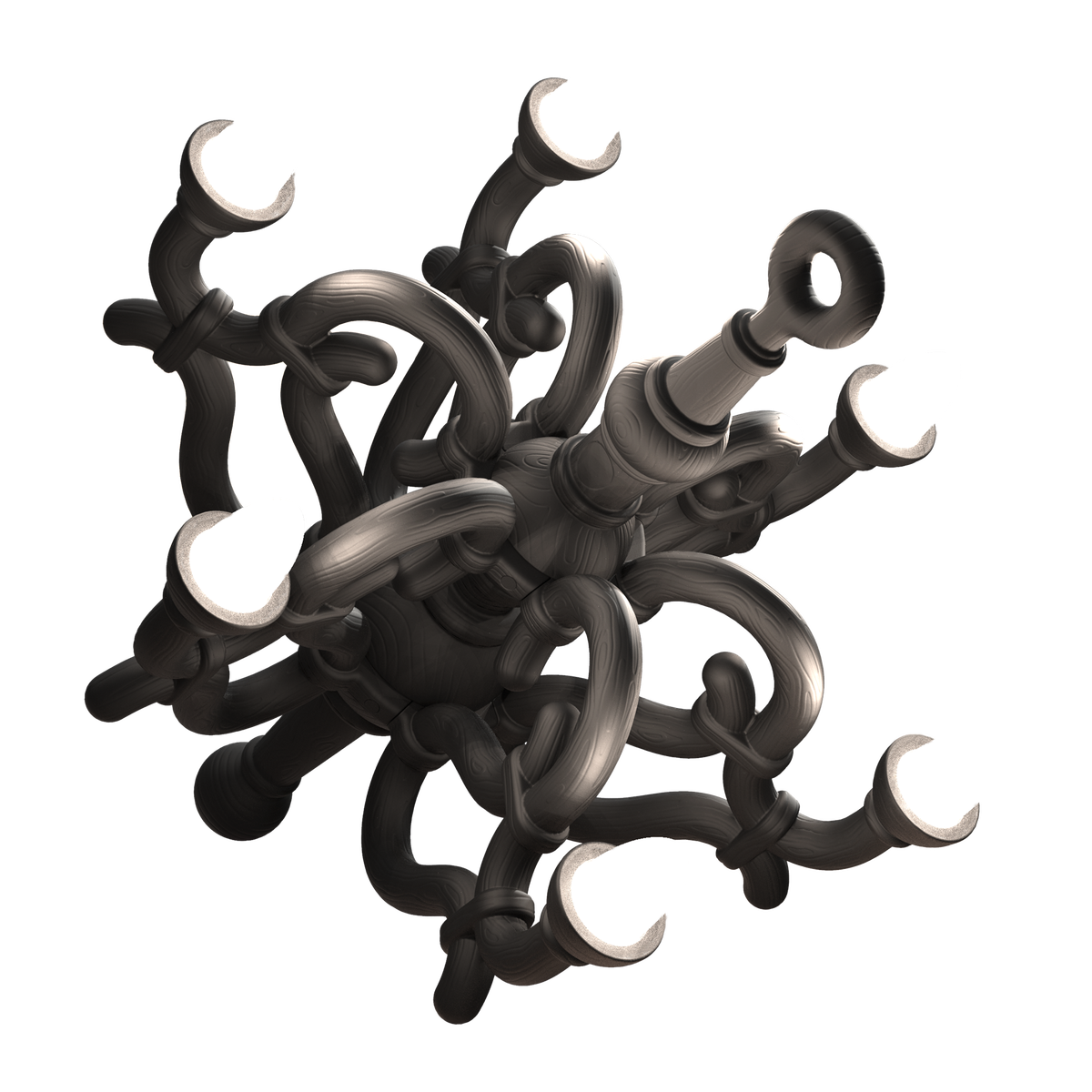 Lampa FALLEN CHANDELIER XL czarny Qeeboo    Eye on Design