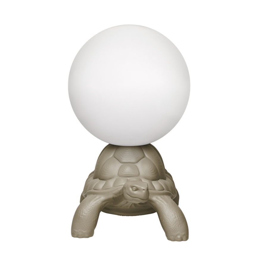 Turtle Carry lamp enters your home, carrying a glowing ball on his armor. The turtle carry lamp, designed by Marcantonio, will illuminate every corner of your apartment, without effort to create the "wow" effect and adding a stunning accent to the decor of your home or space outside.