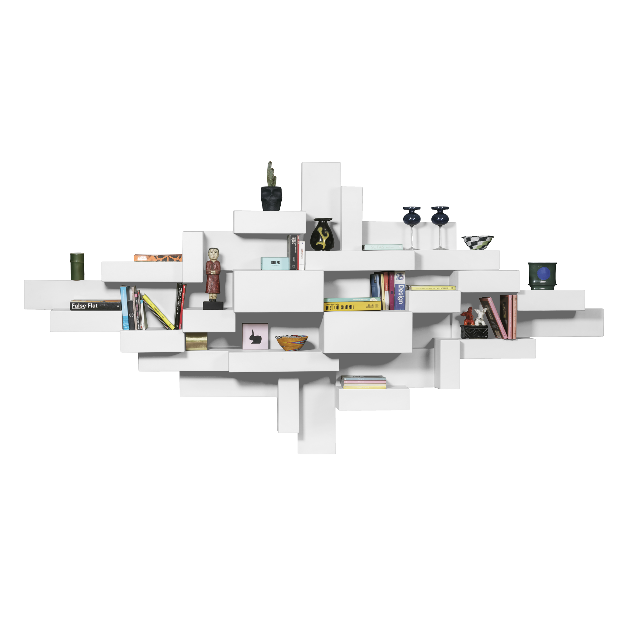 PRIMITIVE bookshelf white, QeeBoo, Eye on Design
