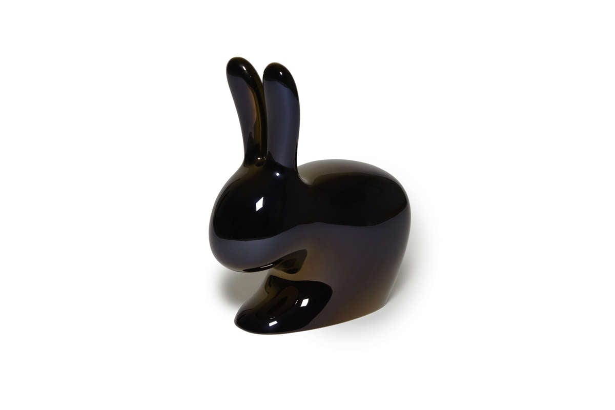 Krzesło RABBIT czarna perła Qeeboo    Eye on Design