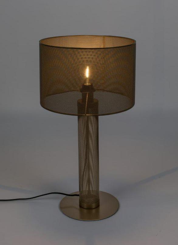 Thanks to our Bold Monkey Sweet Mesh table lamp, your space will change from poor to wonderful. Made of grille -shaped aluminum, this table lamp from the mesh throws on a moody, distributed glow. Thanks to the elegant and industrial design, this inspired mesh lamp makes a serious impression even before it is turned on.