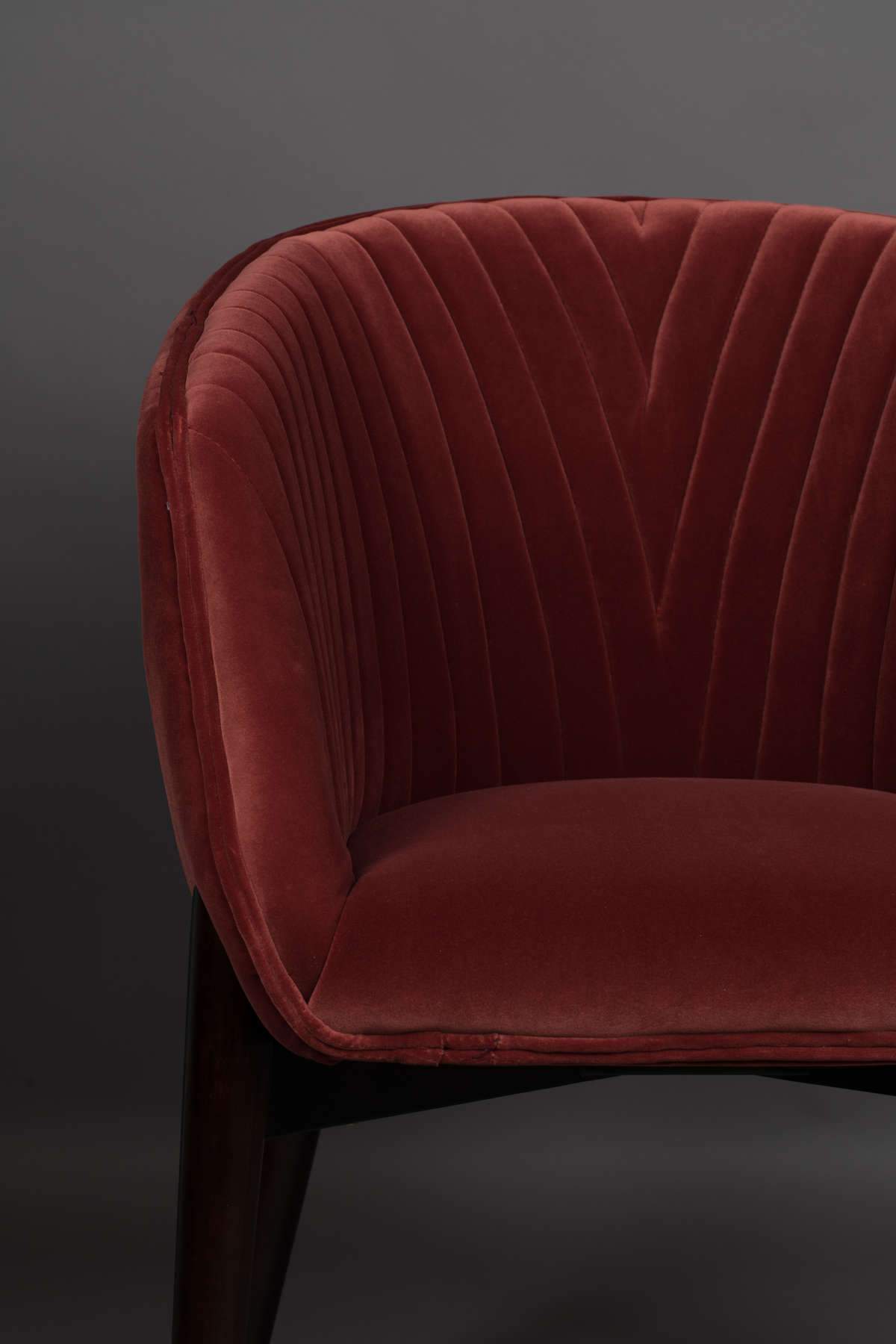 DOLLY armchair maroon, Dutchbone, Eye on Design
