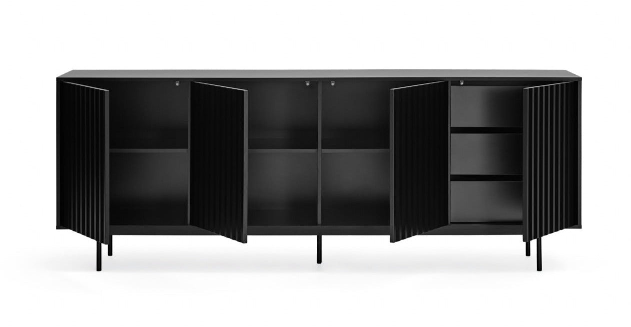 SIERRA chest of drawers black