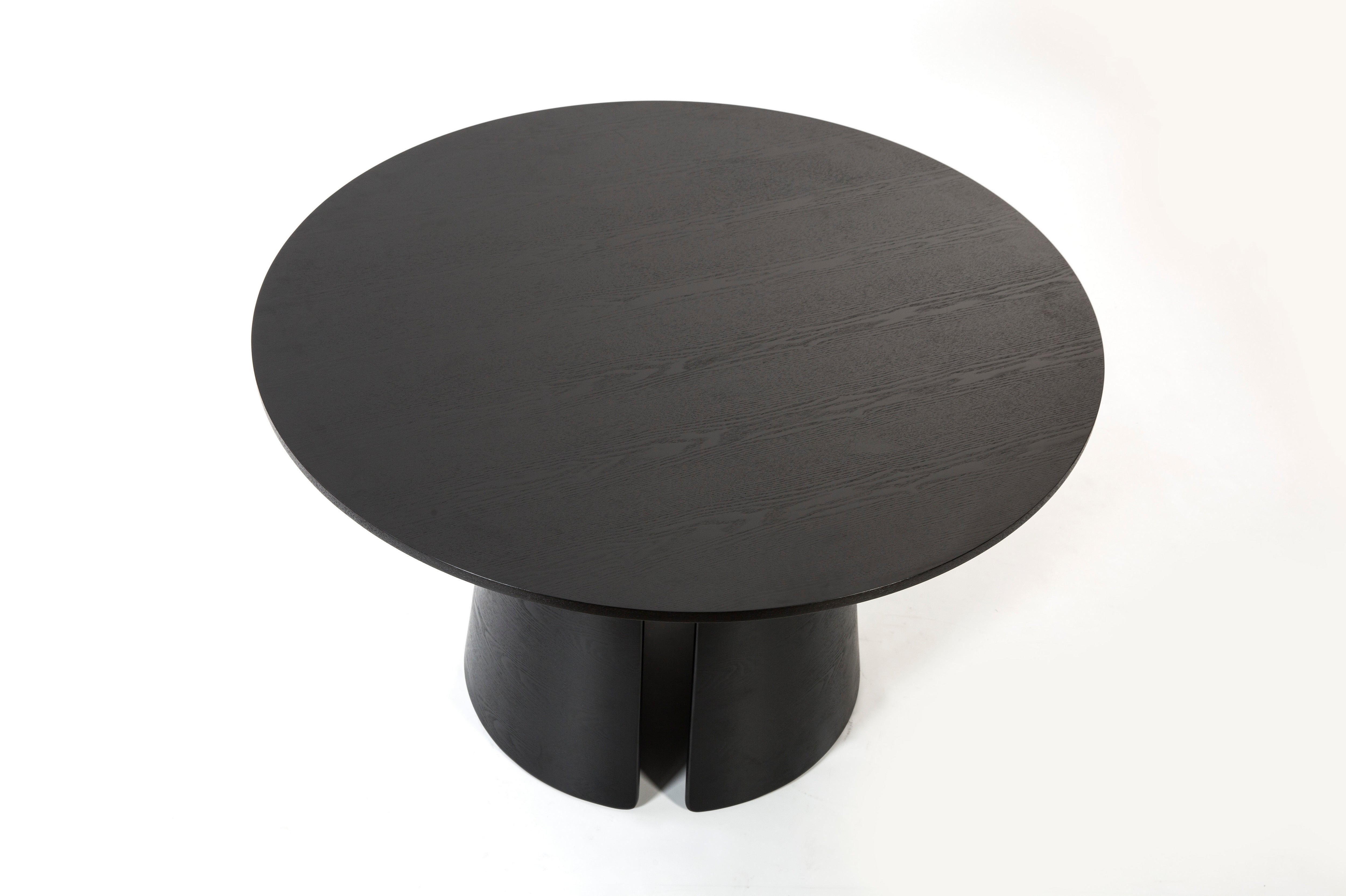 CEP runder Tisch schwarz