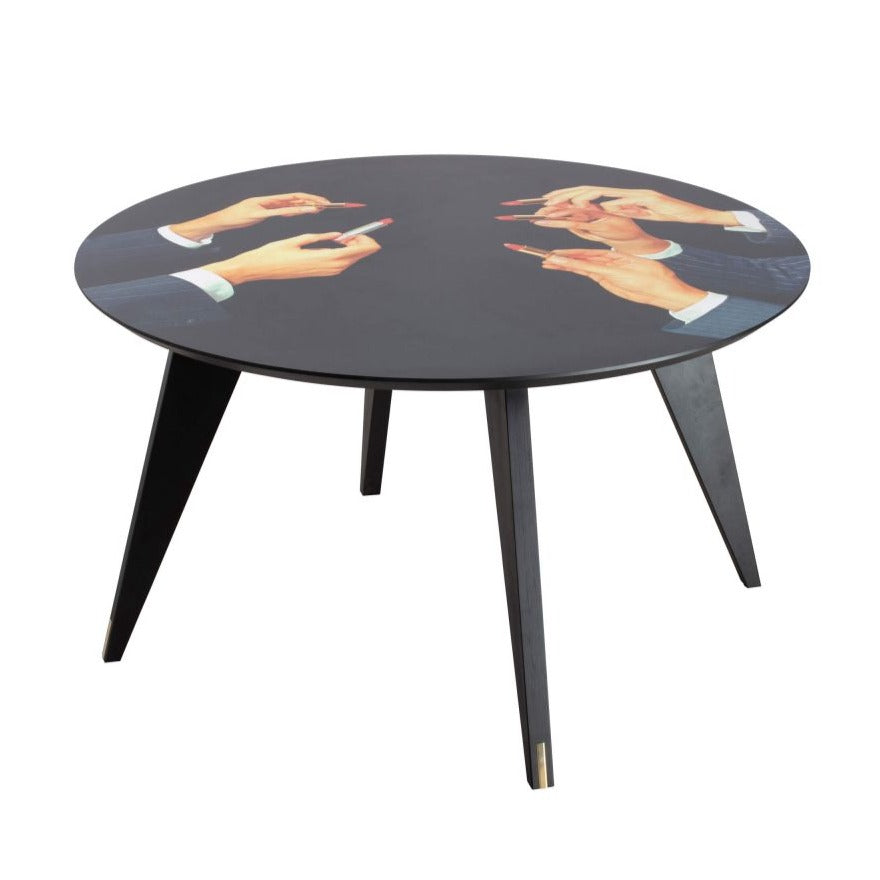 LIPSTICKS round table black