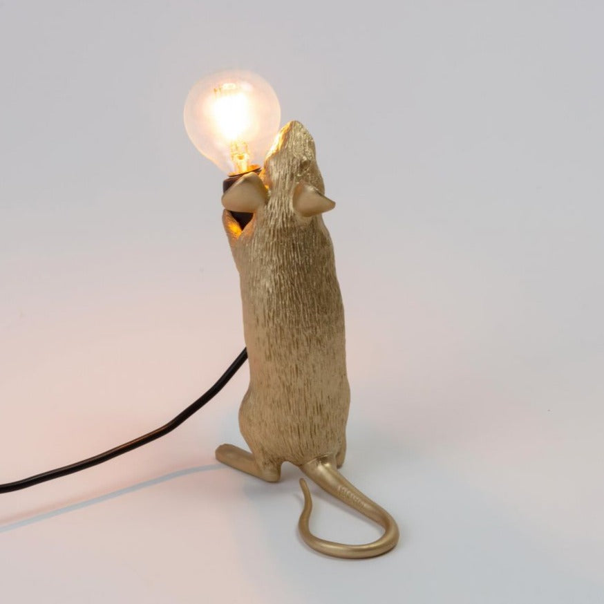MOUSE STEP Lampe Gold