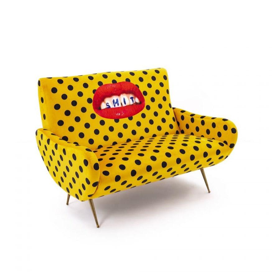 2-seater sofa SHIT yellow - Eye on Design