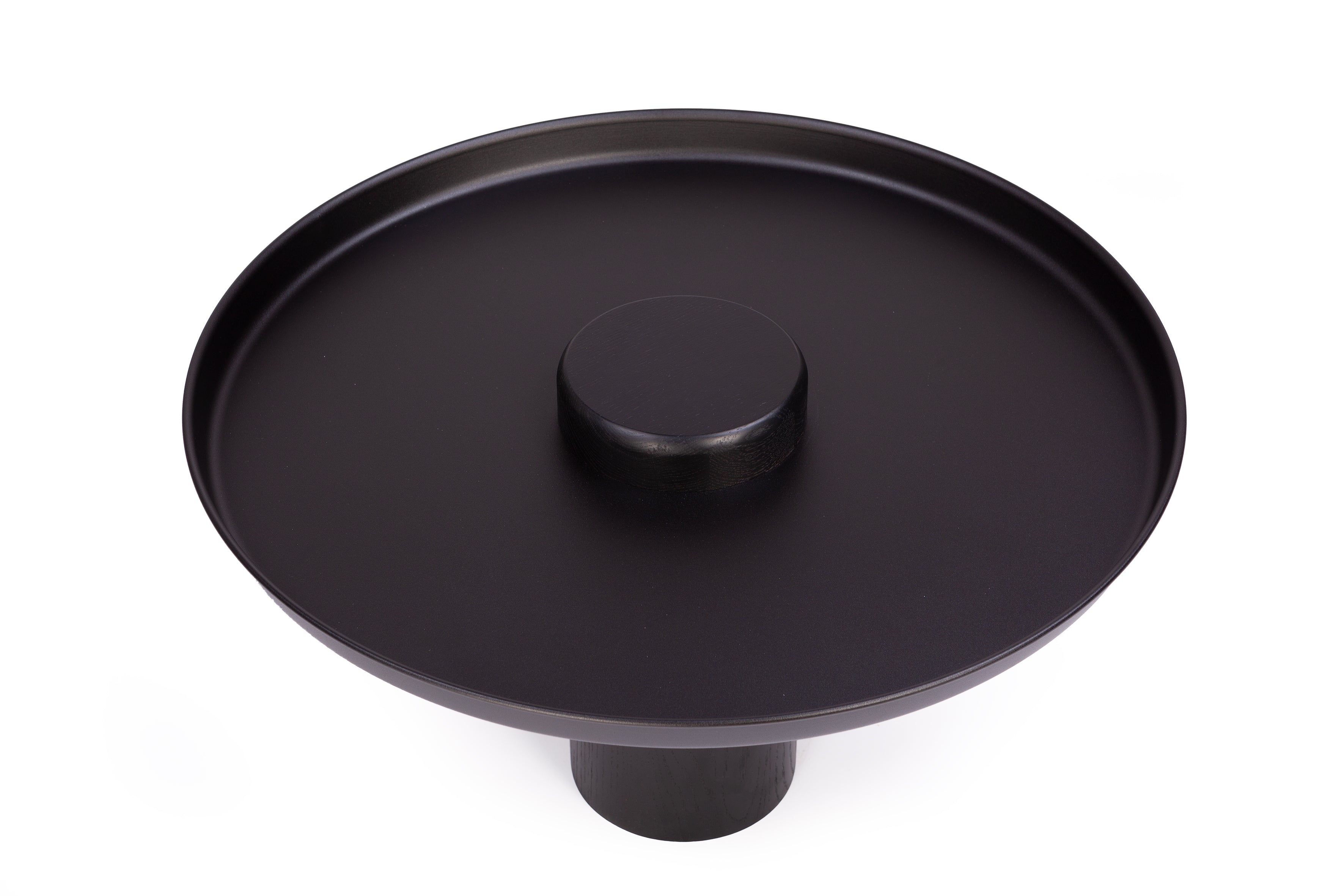 Coffee table SKIEN black oak with black top