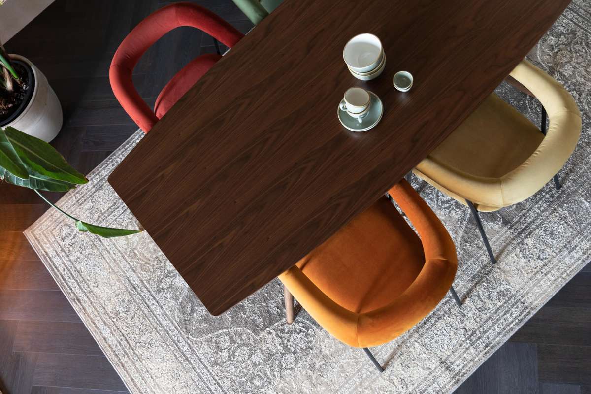 MALAYA table walnut wood, Dutchbone, Eye on Design