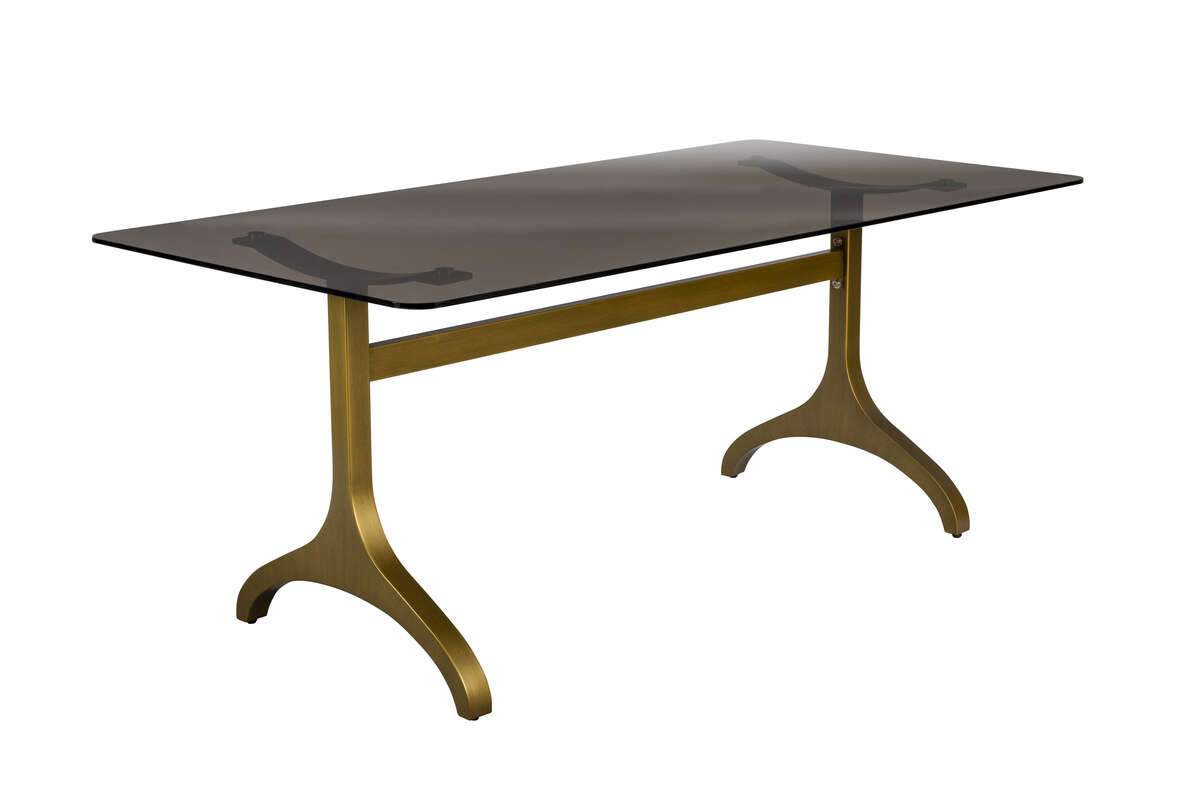 SANSA table 180X90 brass, Dutchbone, Eye on Design