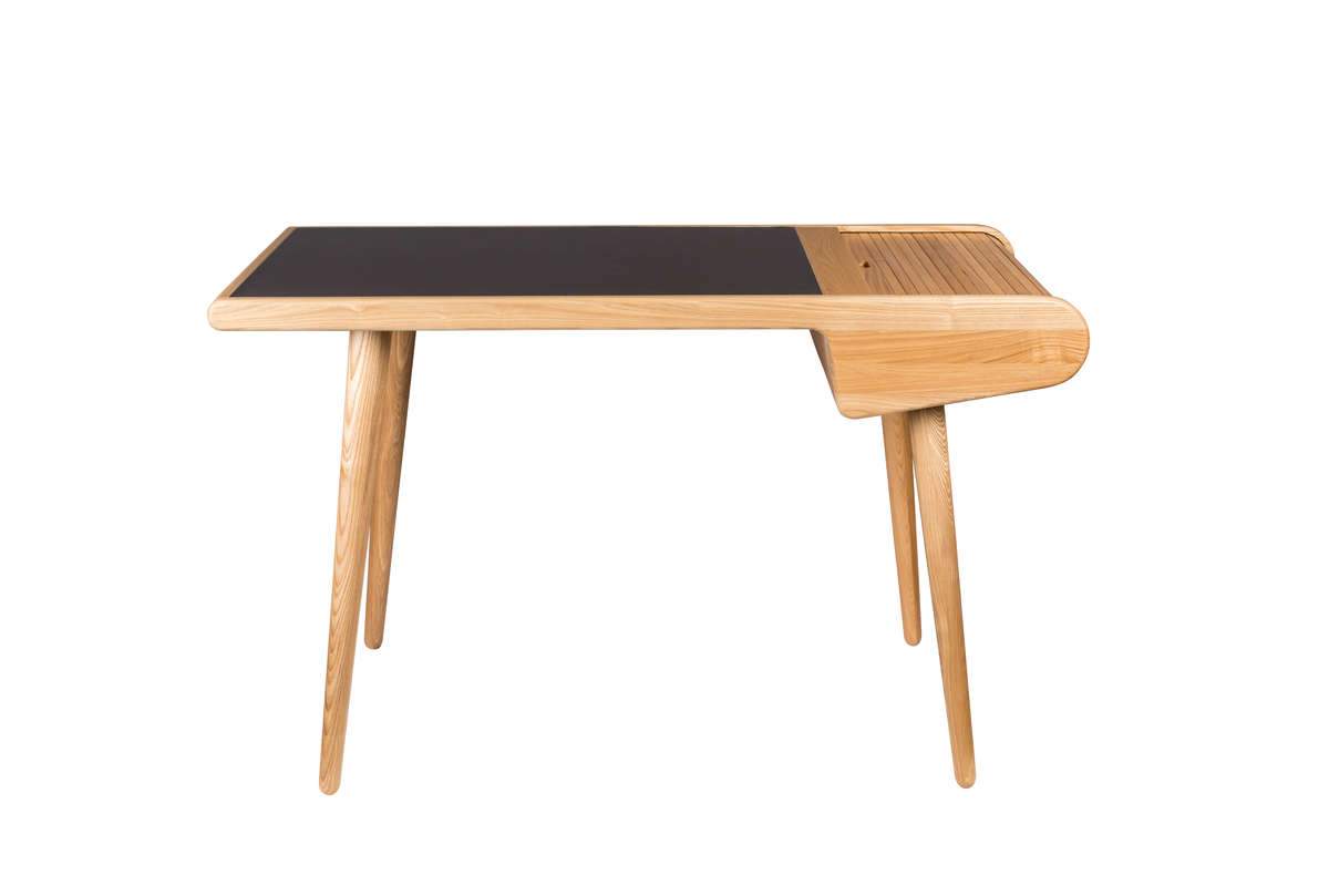 BARBIER wooden desk with black finish, Zuiver, Eye on Design