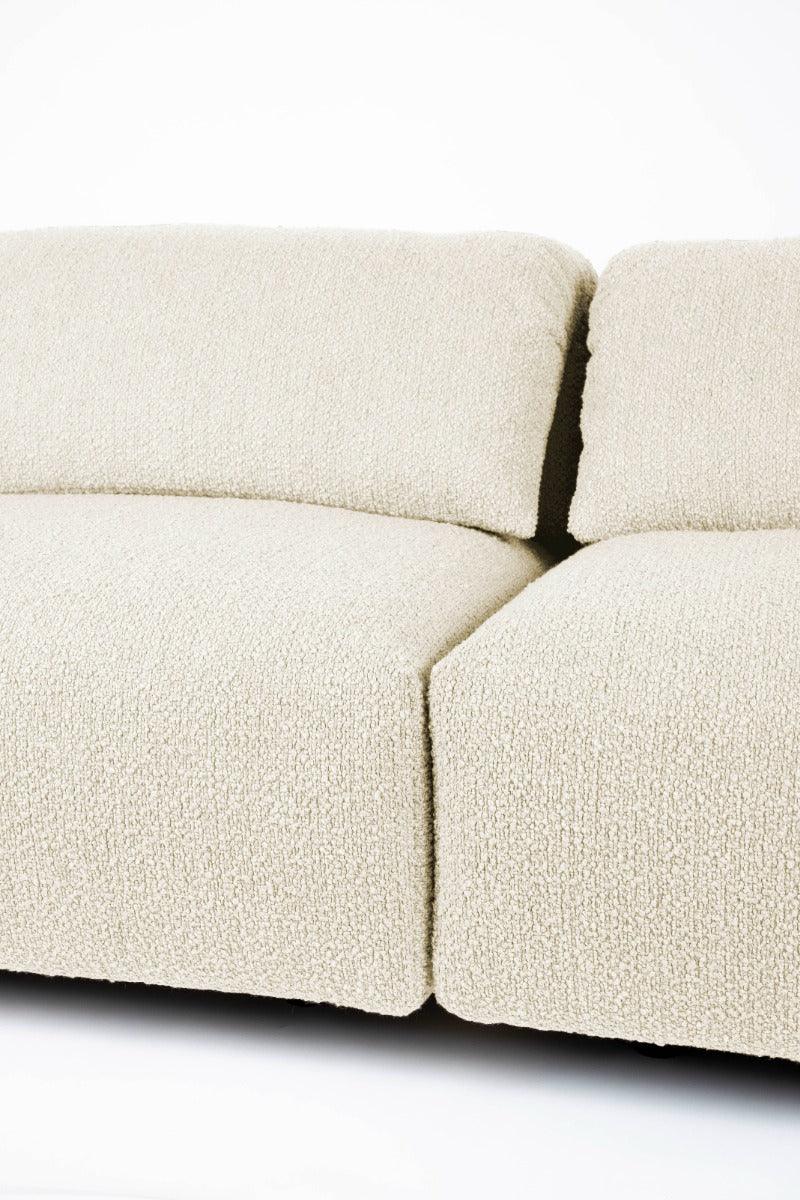 3-seater sofa WINGS beige boucle, Zuiver, Eye on Design