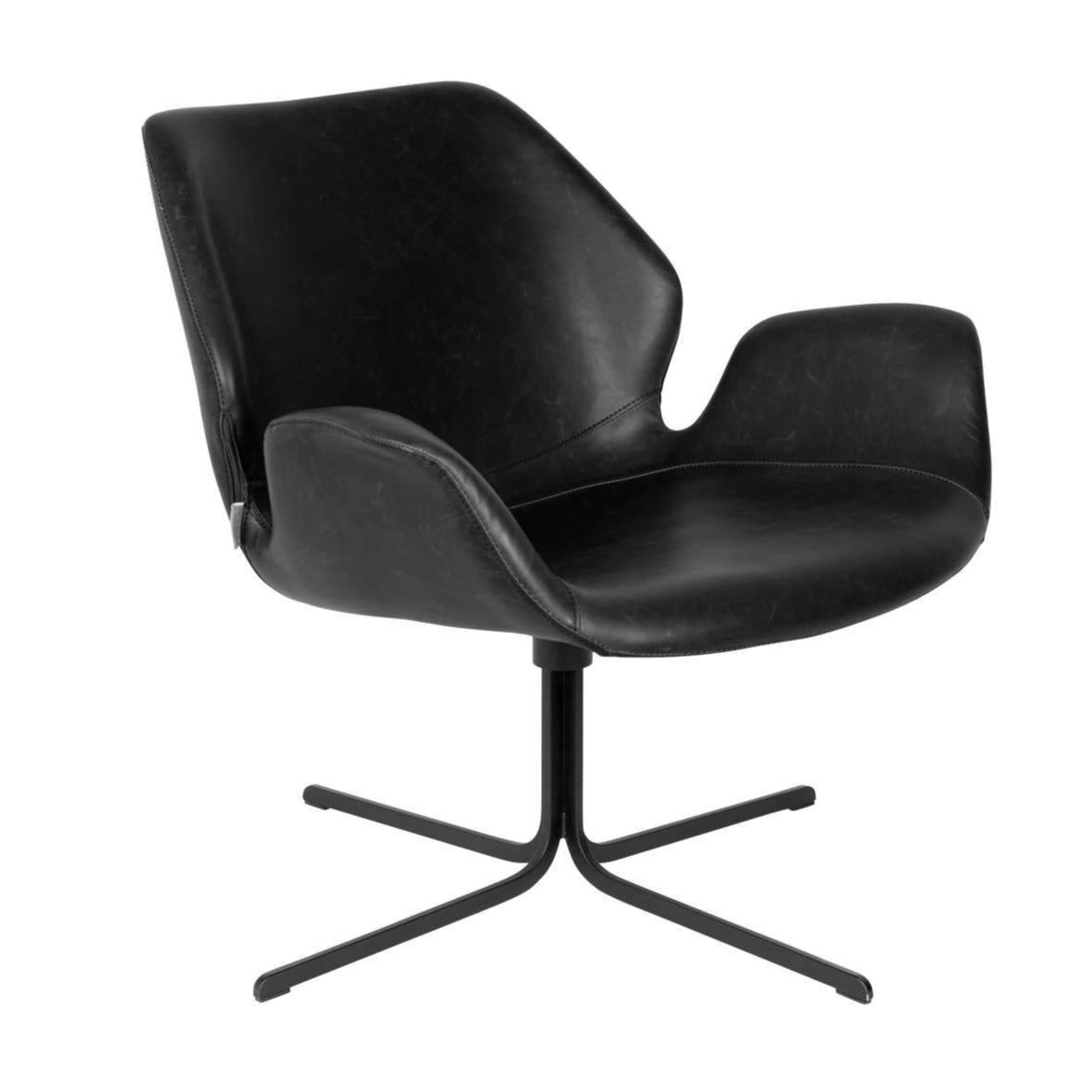 NIKKI lounge chair black