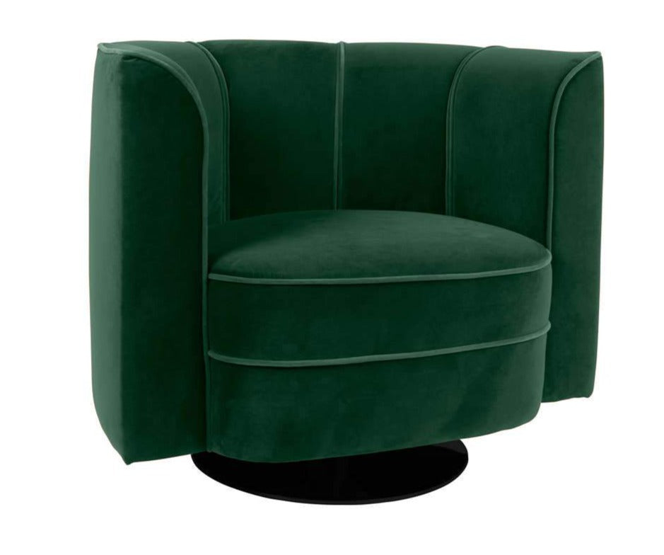 FLOWER armchair green, Dutchbone, Eye on Design