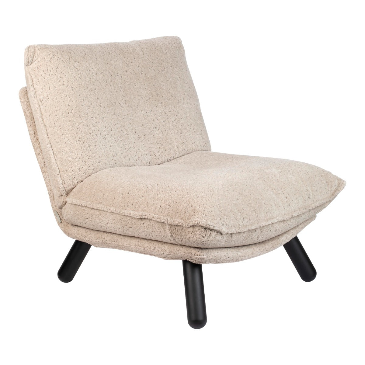 LAZY SACK armchair cotton teddy ecru, Zuiver, Eye on Design