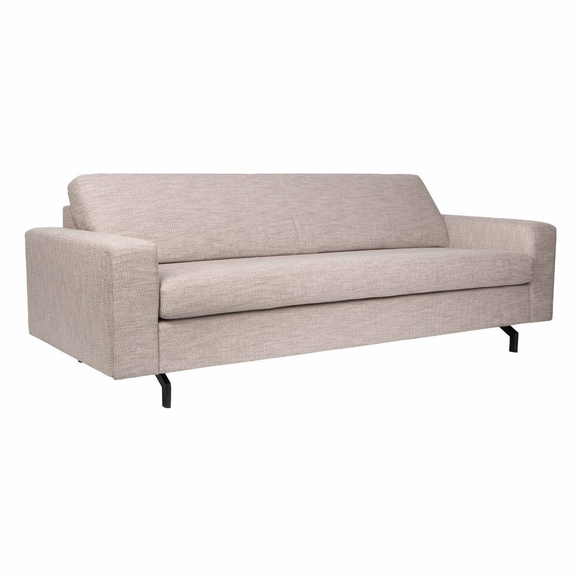 The Jean sofa is a piece of furniture from which simplicity beats, which is so rare nowadays. Its additional advantage is the elegance and comfort that it provides during use, which makes it great in a classic office and a minimalist living room. The cover is made of high quality fabric, thanks to which it provides unearthly softness. Small steel legs, which are barely noticeable, give it even more style.