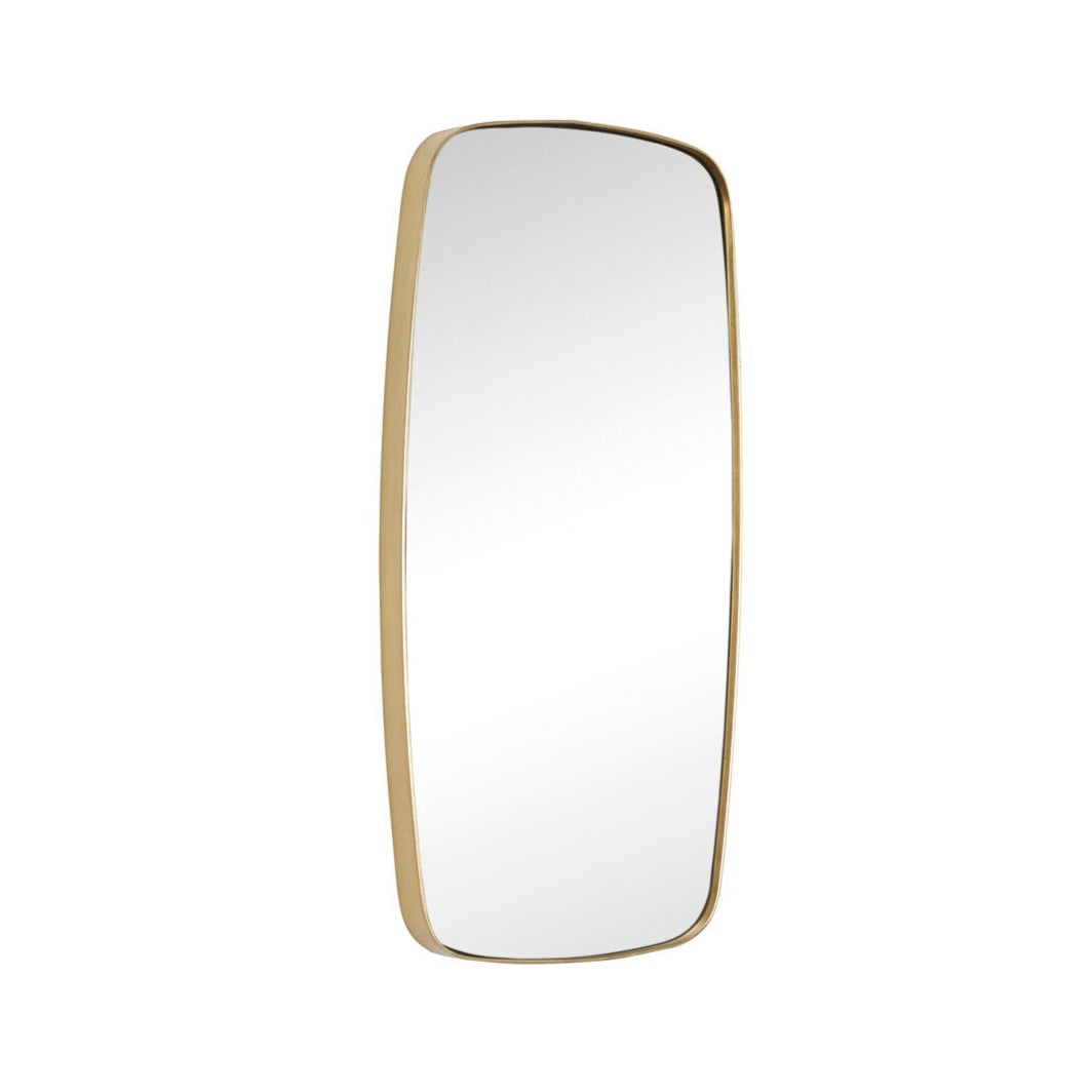 Rectangular wall mirror RETY gold
