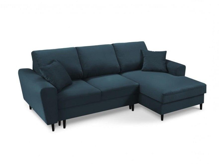 Corduroy dark blue corner