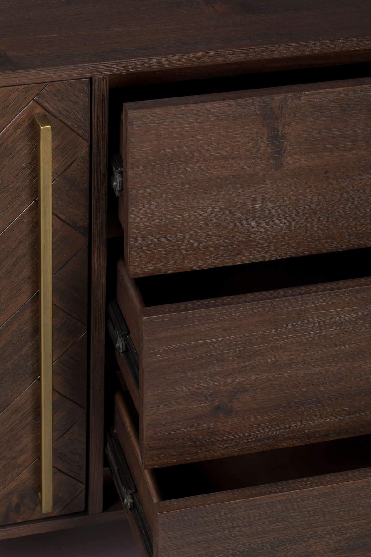 CLASS chest of drawers acacia wood, Dutchbone, Eye on Design