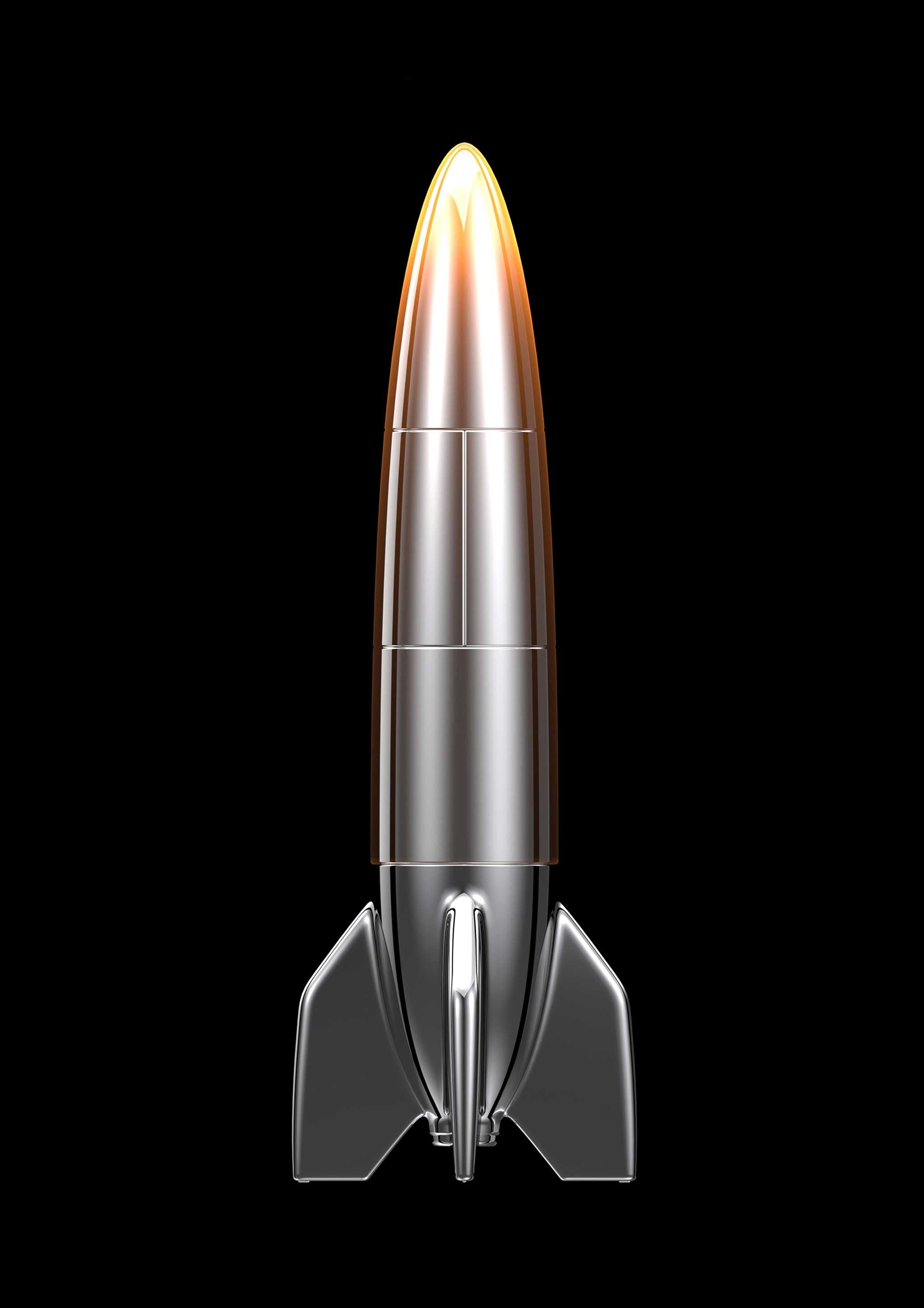 Lamp V-2 SCHNEIDER silver