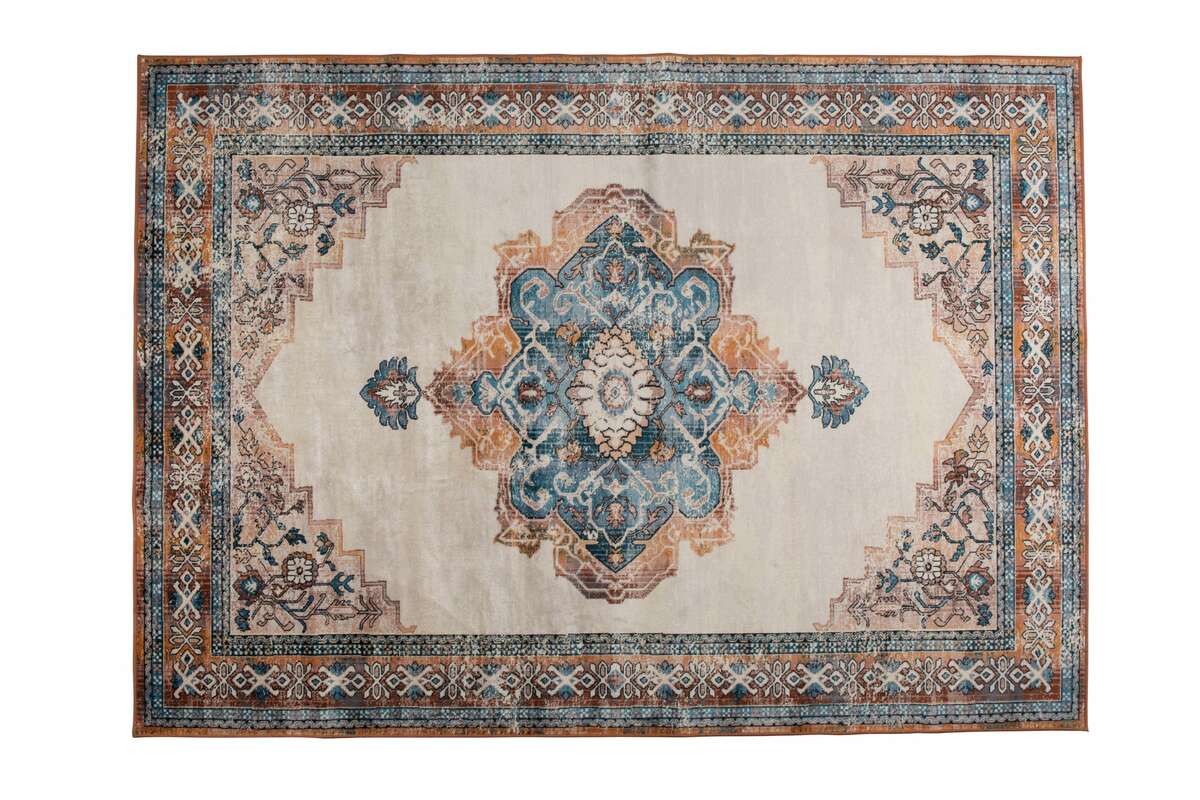 MAHAL carpet 170X240 blue/maroon, Dutchbone, Eye on Design