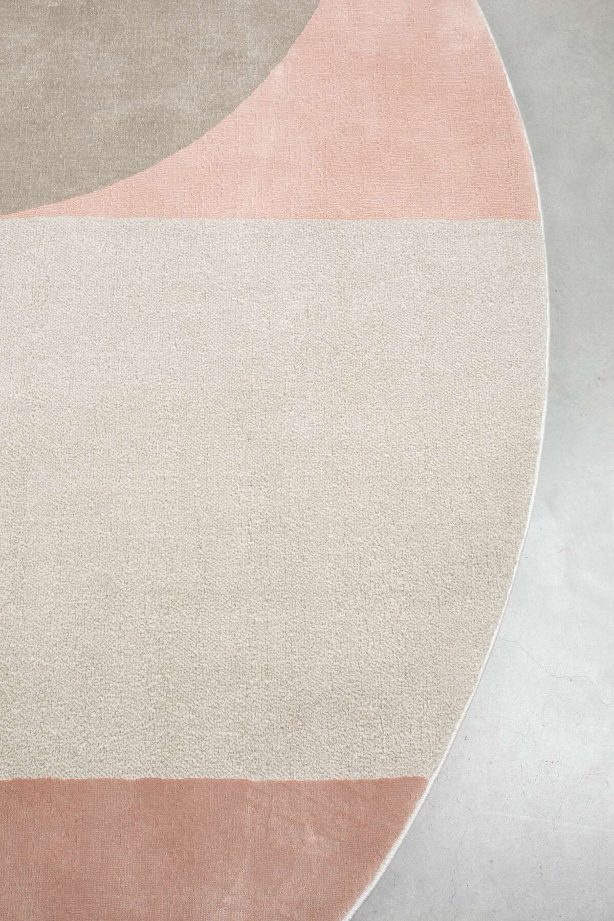 Round rug HILTON pink, Zuiver, Eye on Design